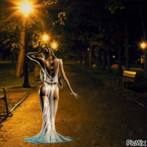 In the night - Besplatni animirani GIF