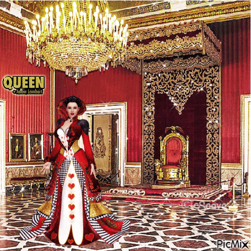 the queen - GIF animé gratuit