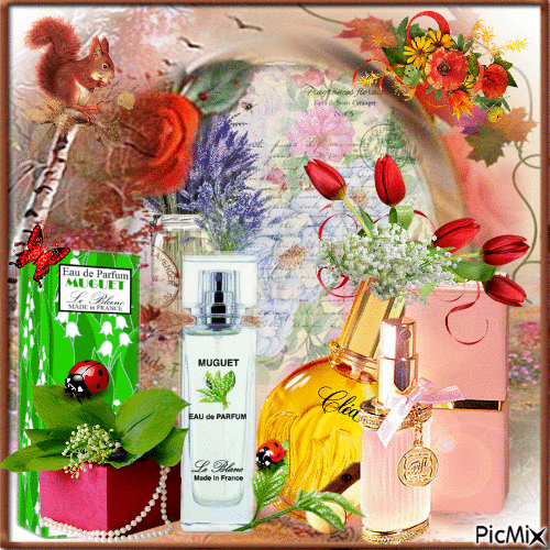 Le doux parfum des fleurs - Δωρεάν κινούμενο GIF