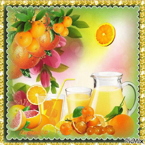 Les oranges - Darmowy animowany GIF