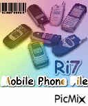 Mobile Phone Pile - GIF animate gratis
