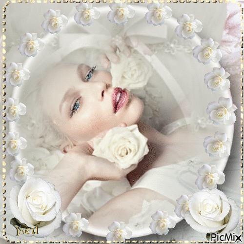 Rosas blancas. - Free animated GIF - PicMix