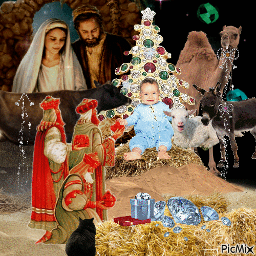 Ritzy Nativity - Gratis animerad GIF