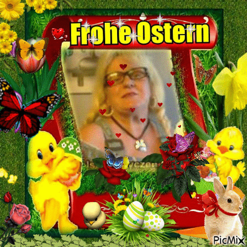 FROHE OSTERN - Free animated GIF