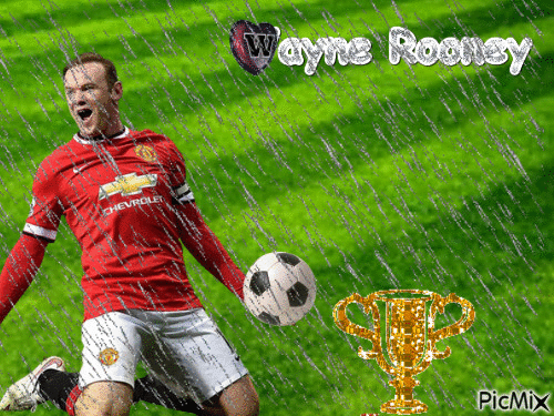 Wayne Rooney - Nemokamas animacinis gif