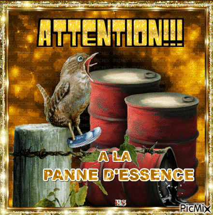 Panne d'essence - Бесплатни анимирани ГИФ