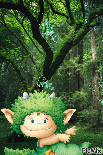Bosque encantado - GIF animé gratuit