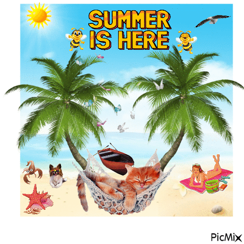 Lazy summer days - Безплатен анимиран GIF