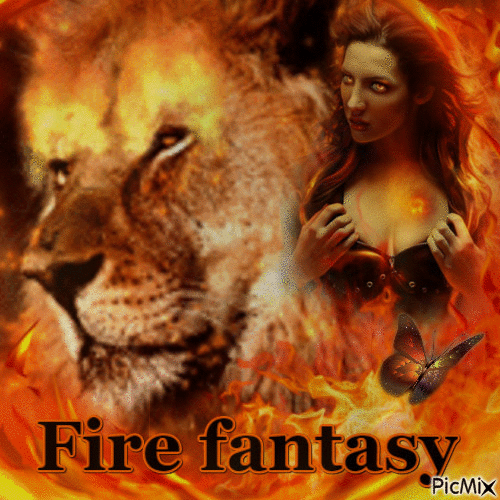 fire fantasy - GIF animado gratis