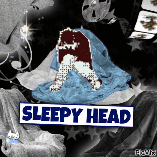 Sleepy Head - Darmowy animowany GIF
