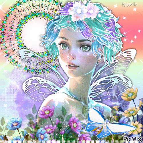 Spring fairy - Free animated GIF