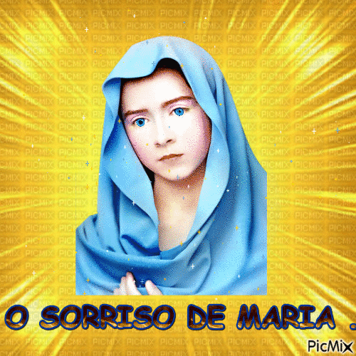 O SORRISO DE MARIA - GIF animado gratis