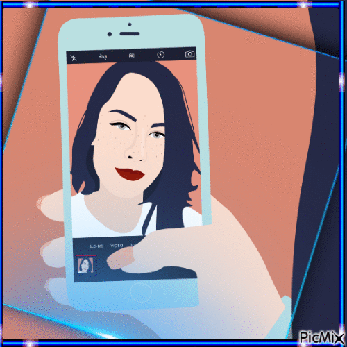 Selfie. - Бесплатни анимирани ГИФ