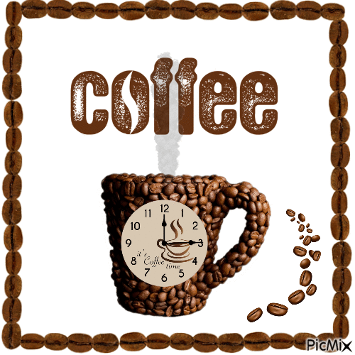 Coffee - Animovaný GIF zadarmo