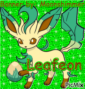 Leafeon - GIF animado gratis