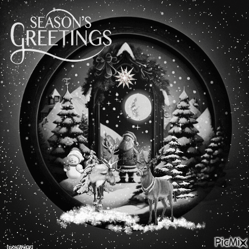 Season's Greetings - Безплатен анимиран GIF