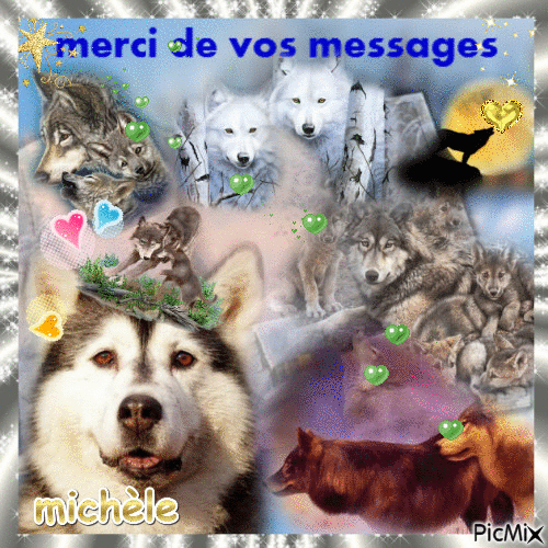 merci de vos messages - Free animated GIF