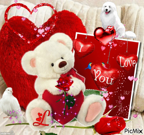 teddy bear love - Free animated GIF - PicMix