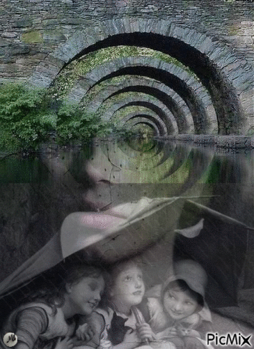 Debajo de los puentes - Ingyenes animált GIF
