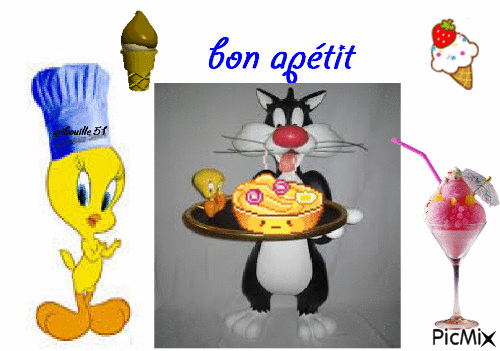 bon apétit - 無料のアニメーション GIF