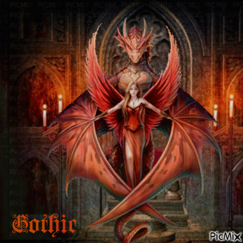 gothic fantasy - Gratis geanimeerde GIF