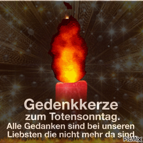 totensonntag gedenken - Бесплатный анимированный гифка