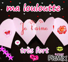 Cadeau pour ma louloutte - Darmowy animowany GIF