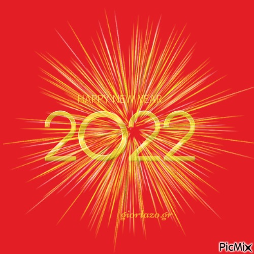 2022 Happy New Year - besplatni png