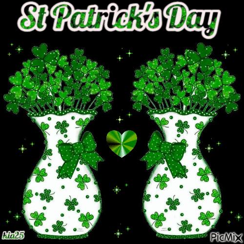 St Patrick - Бесплатный анимированный гифка