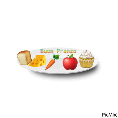 buon pranzo - Бесплатный анимированный гифка