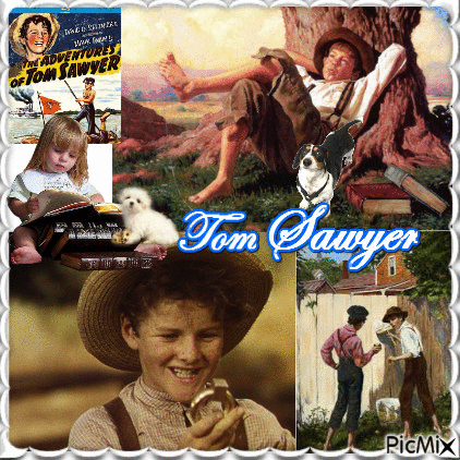 Tom Sawyer - Free animated GIF