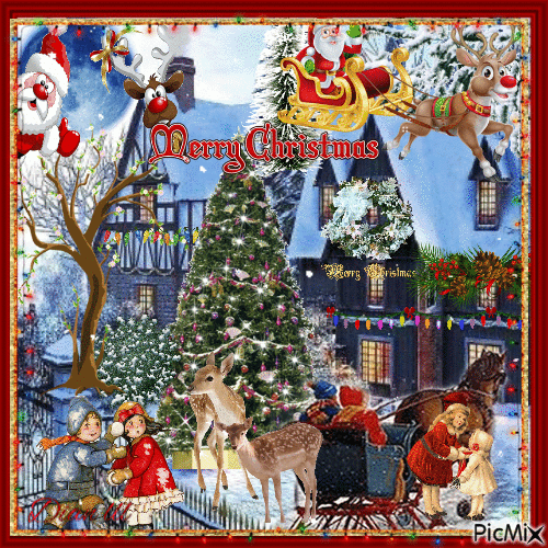 Merry Christmas One an All~ - Δωρεάν κινούμενο GIF
