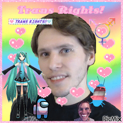 trans rights jerma - Free animated GIF