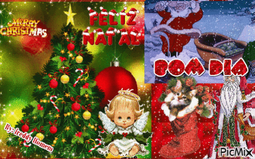 Bom Dia E Feliz natal - Free animated GIF - PicMix