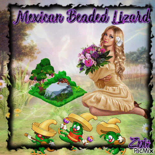 Mexican Beaded Lizard - Ingyenes animált GIF