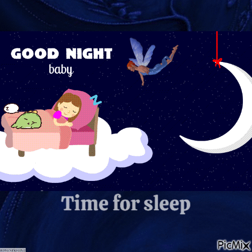 Time for sleep - Gratis animerad GIF