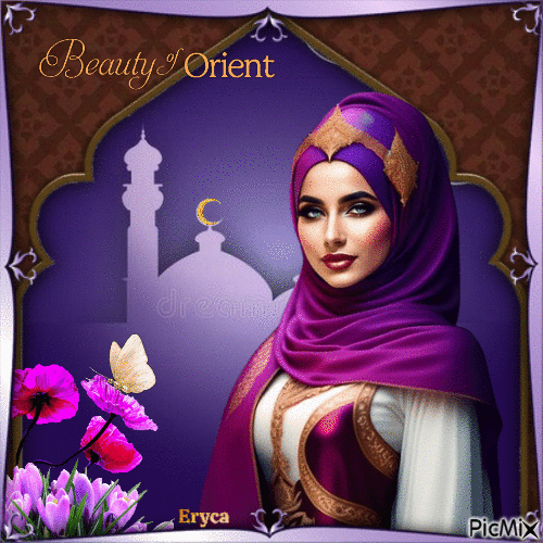 Beauté musulmane - GIF animado gratis
