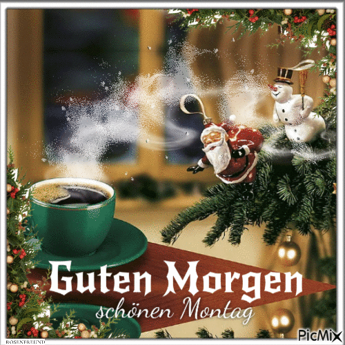 Guten Morgen Montag - Zdarma animovaný GIF