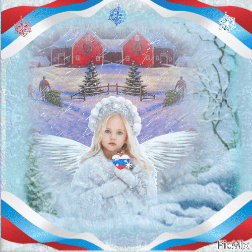 Russian angel - GIF animado gratis