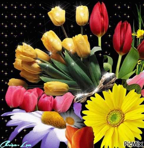 fleurs <3 - Besplatni animirani GIF