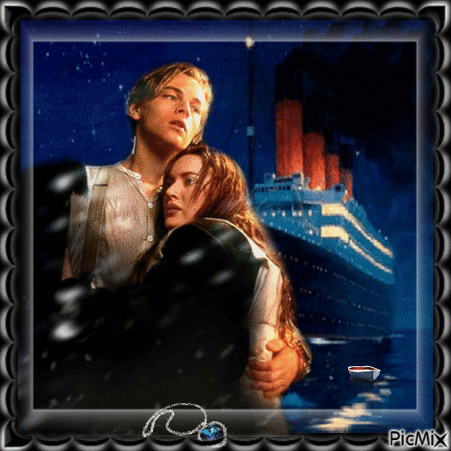 Titanic ( Rose and Jack) - Ilmainen animoitu GIF