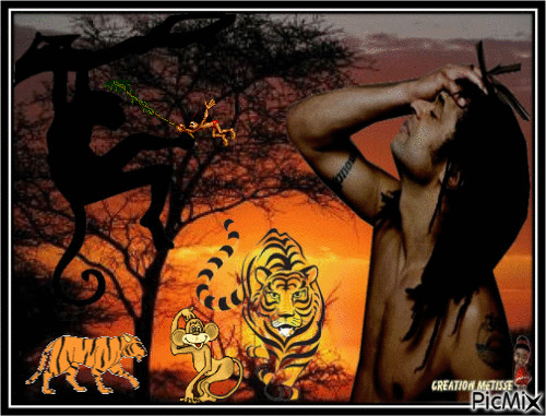 Tarzan - Animovaný GIF zadarmo