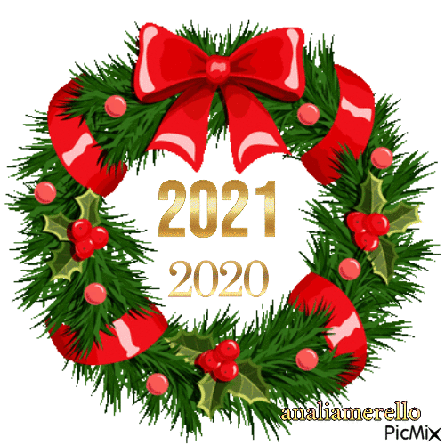 navidad 2020  a 2021 - Бесплатный анимированный гифка