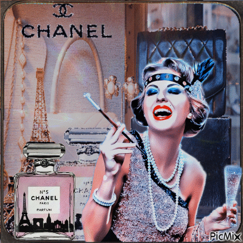 Chanel Paris - GIF เคลื่อนไหวฟรี