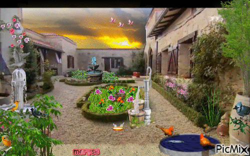 jardin - GIF animé gratuit