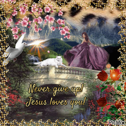 JESUS LOVES YOU! - GIF animé gratuit
