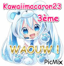 Kawaiimacaron23 3ème - GIF animado gratis