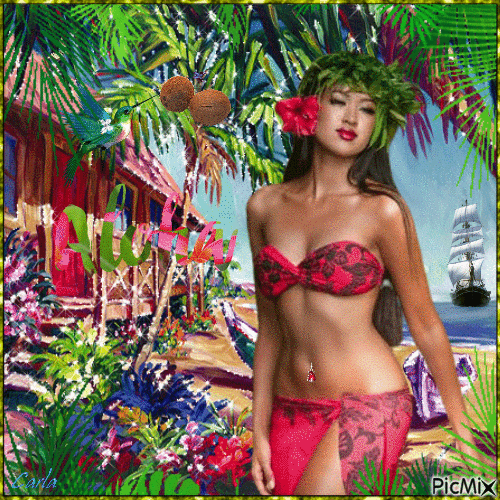 Aloha Tahitienne - Δωρεάν κινούμενο GIF