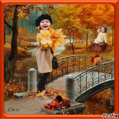 Autumn child - kostenlos png