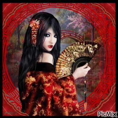 geisha - Besplatni animirani GIF